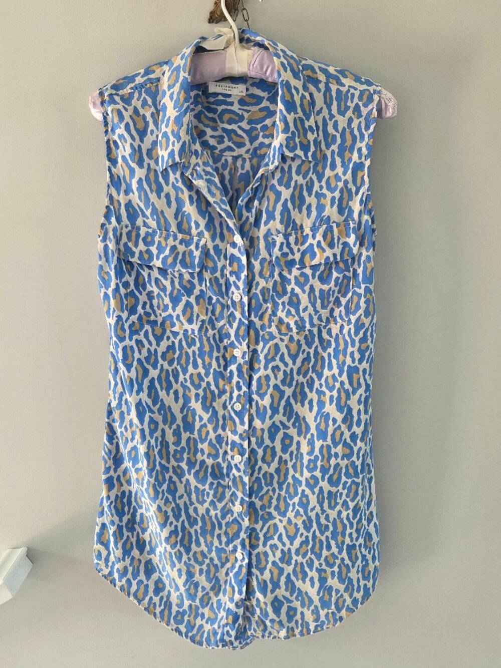 Silk Equipment Femme Dress L